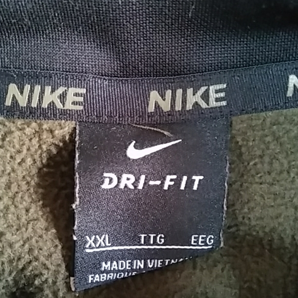SOLD! Nike Dri Fit Olive Green Men's Hoodie SOLD! - Picture 5 of 8
